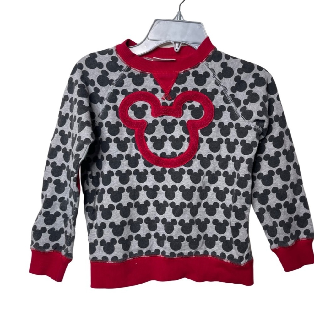 Disney & Hanna Andersson grey red sweatshirt sz 5 110cm